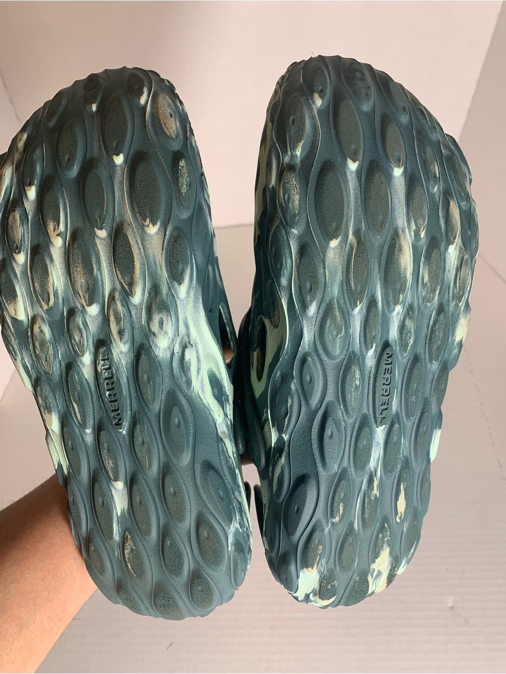 Merrell Hydro Moc Women’s water shoes in a green camo marble size 9 - Picture 5 of 6